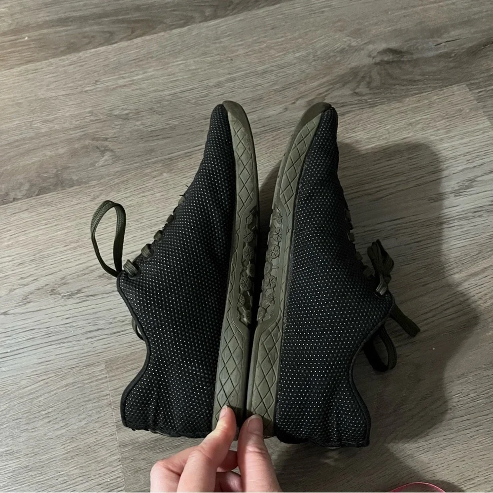 NoBull Black Ivy Training Sneakers Black Army Green Womens Size 8.5 Mens Size 7